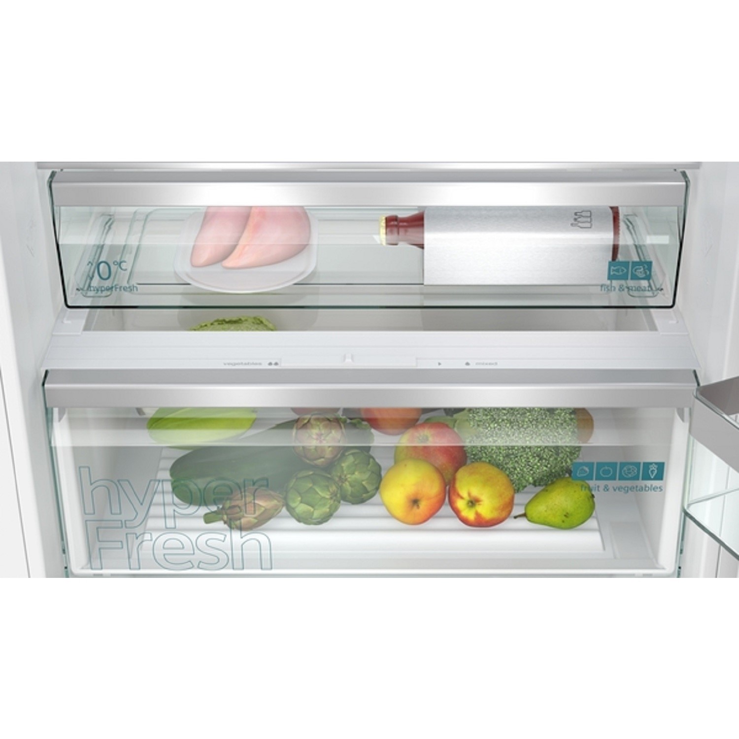 Siemens iQ100 290 Litre 70/30 Integrated Fridge Freezer - Image 6