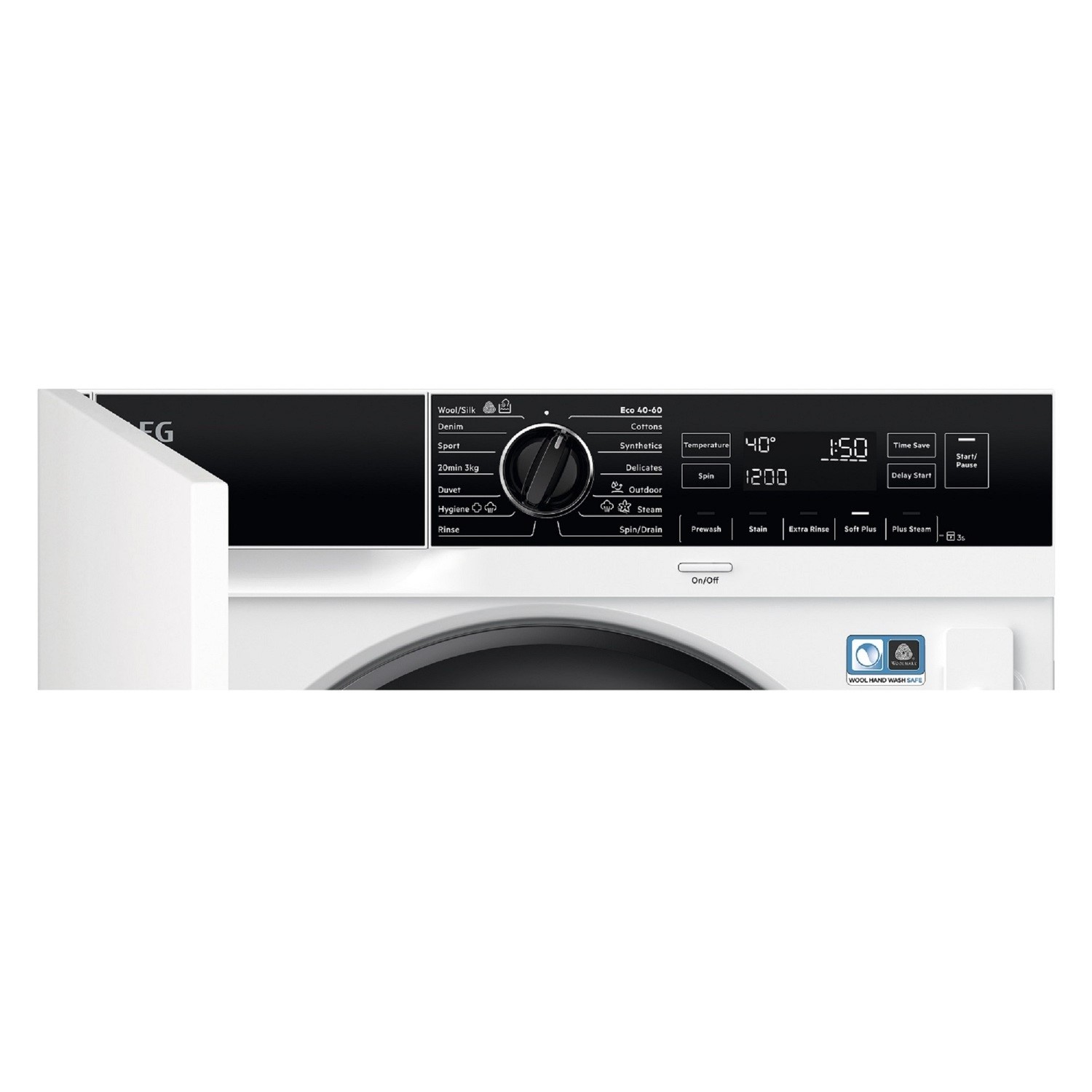 AEG 7000 Series ProSteam® 8KG 1600rpm Integrated Washing Machine - White - Image 3