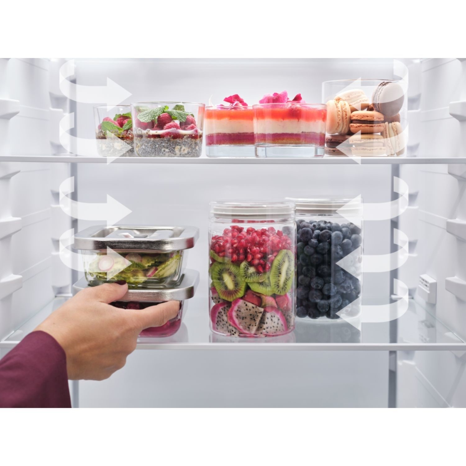 AEG 9000 Series 200 Litre In-column Integrated Fridge - Image 2
