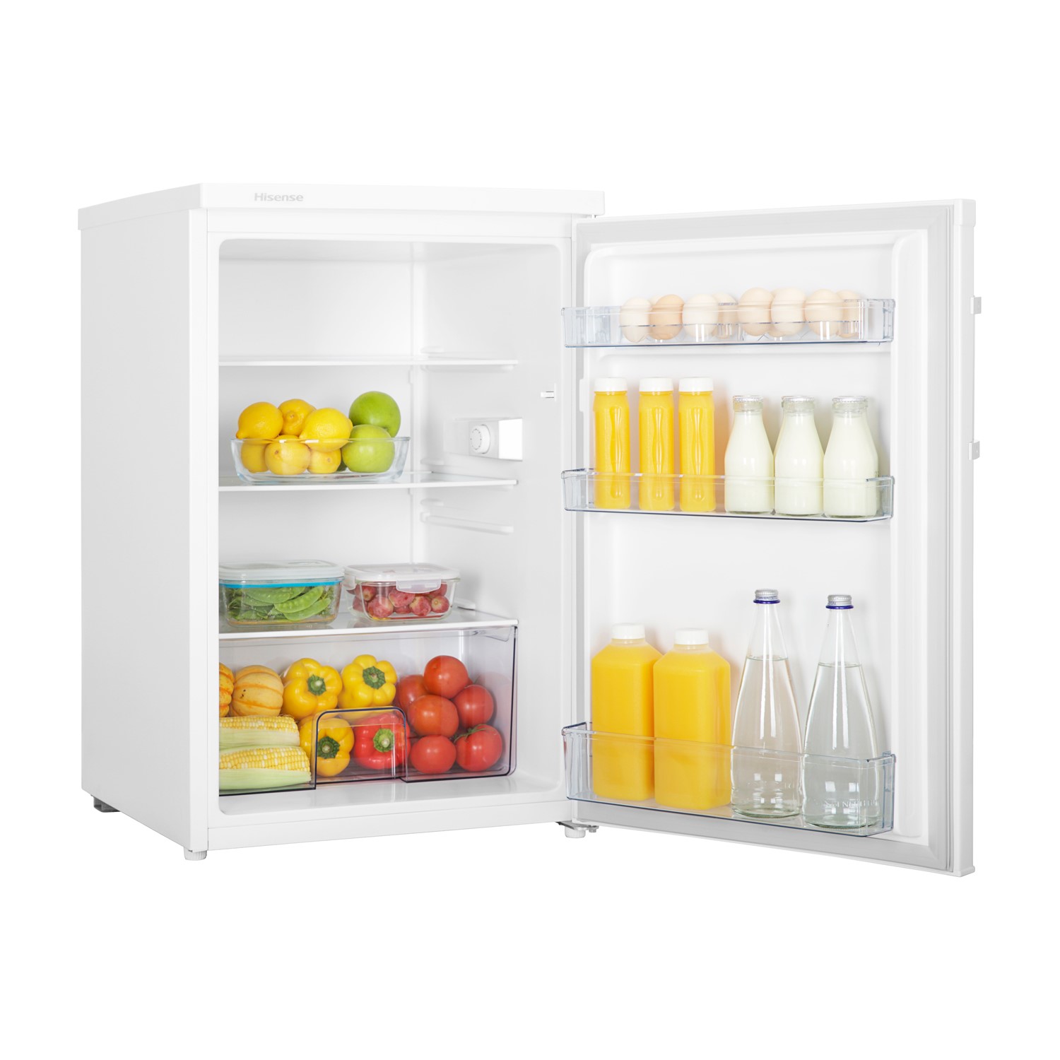 Hisense 133 Litre Freestanding Undercounter Larder Fridge - White - Image 4
