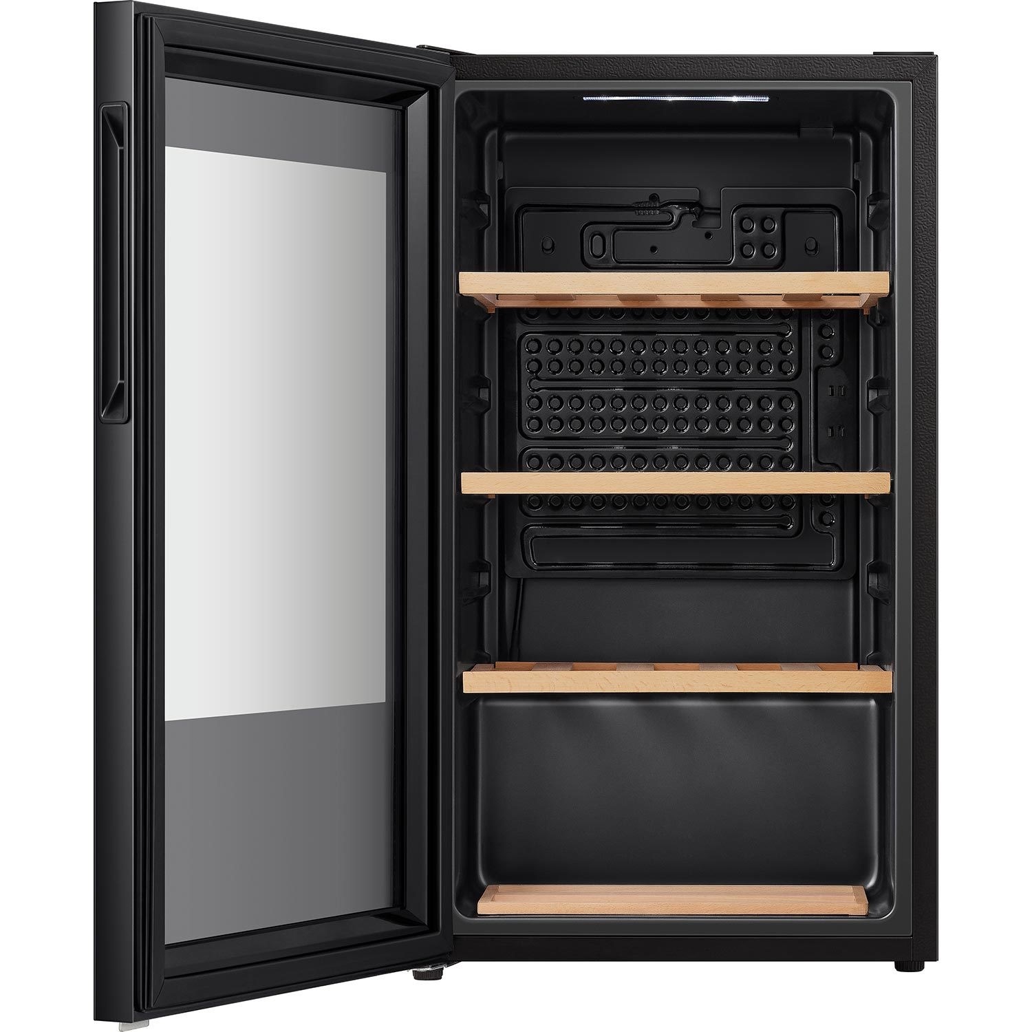 Hisense 30 Bottle Single Zone Wine Cooler - Black - Image 2