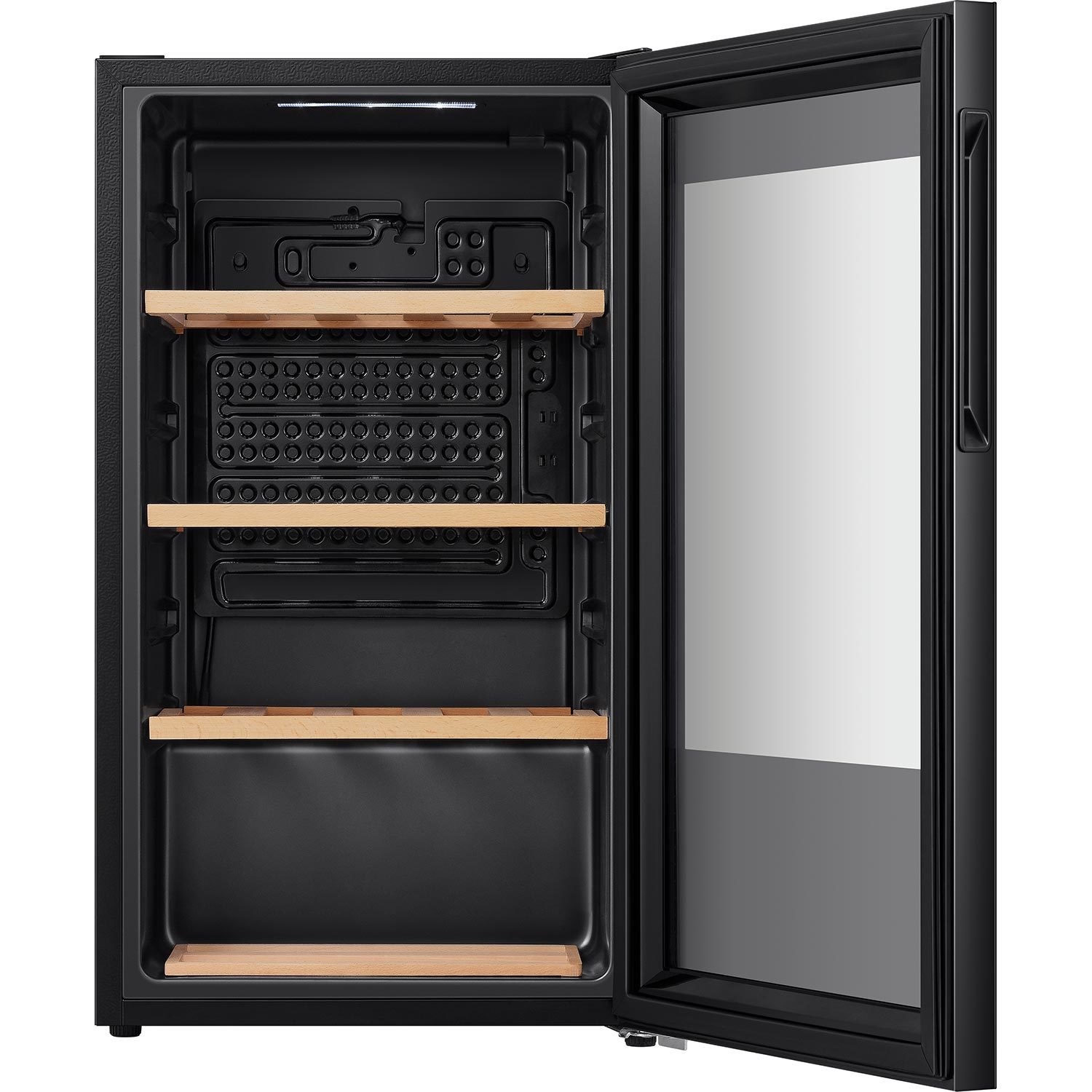 Hisense 30 Bottle Single Zone Wine Cooler - Black - Image 4