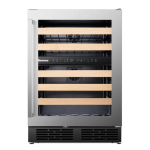 Refurbished Hisense RW17W4NWG0 Freestanding 46 Bottle Wine Cooler Stainless Steel