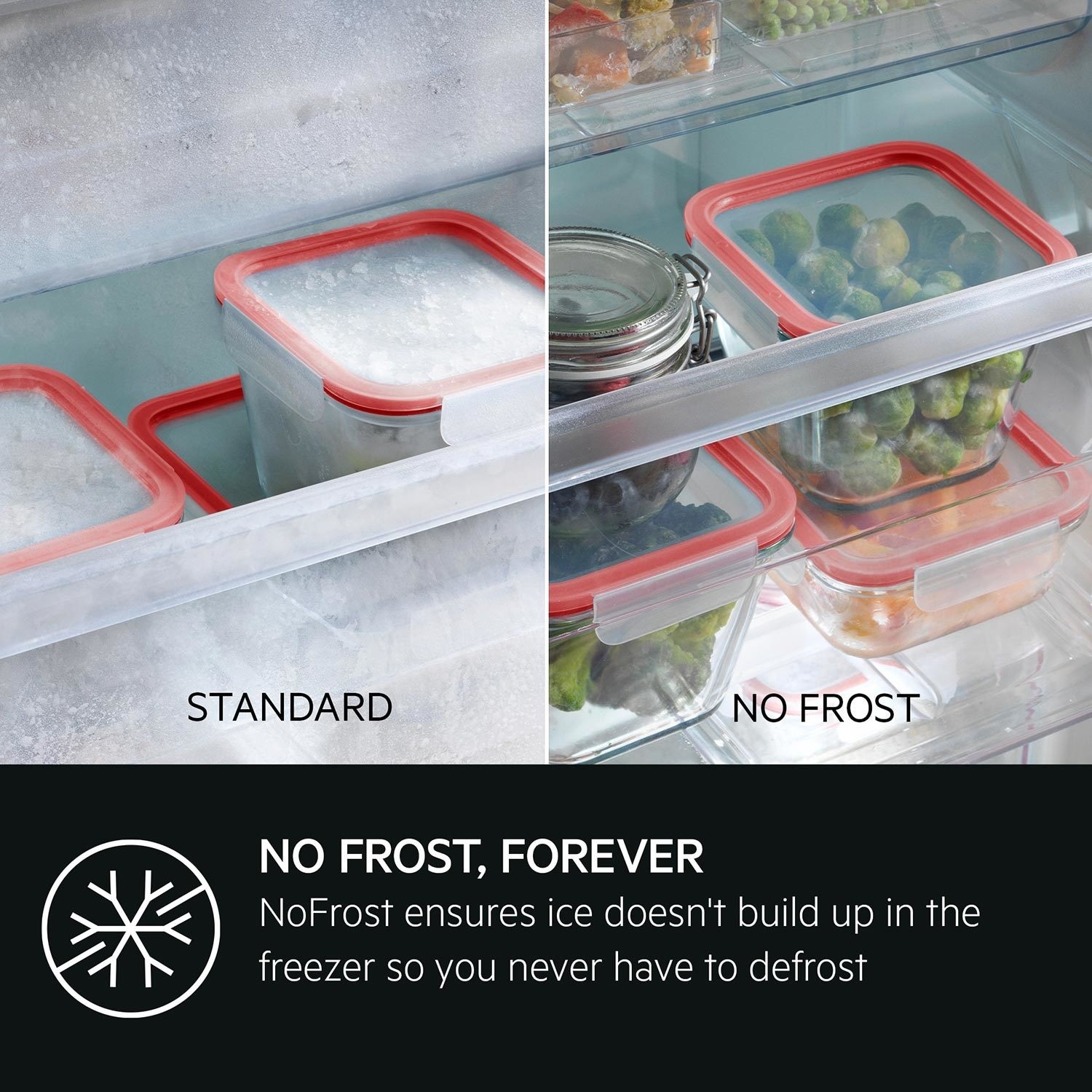 Refurbished AEG 8000 Series SCE818E8MF Integrated 244 Litre 70/30 Frost Free Fridge Freezer White - Image 9