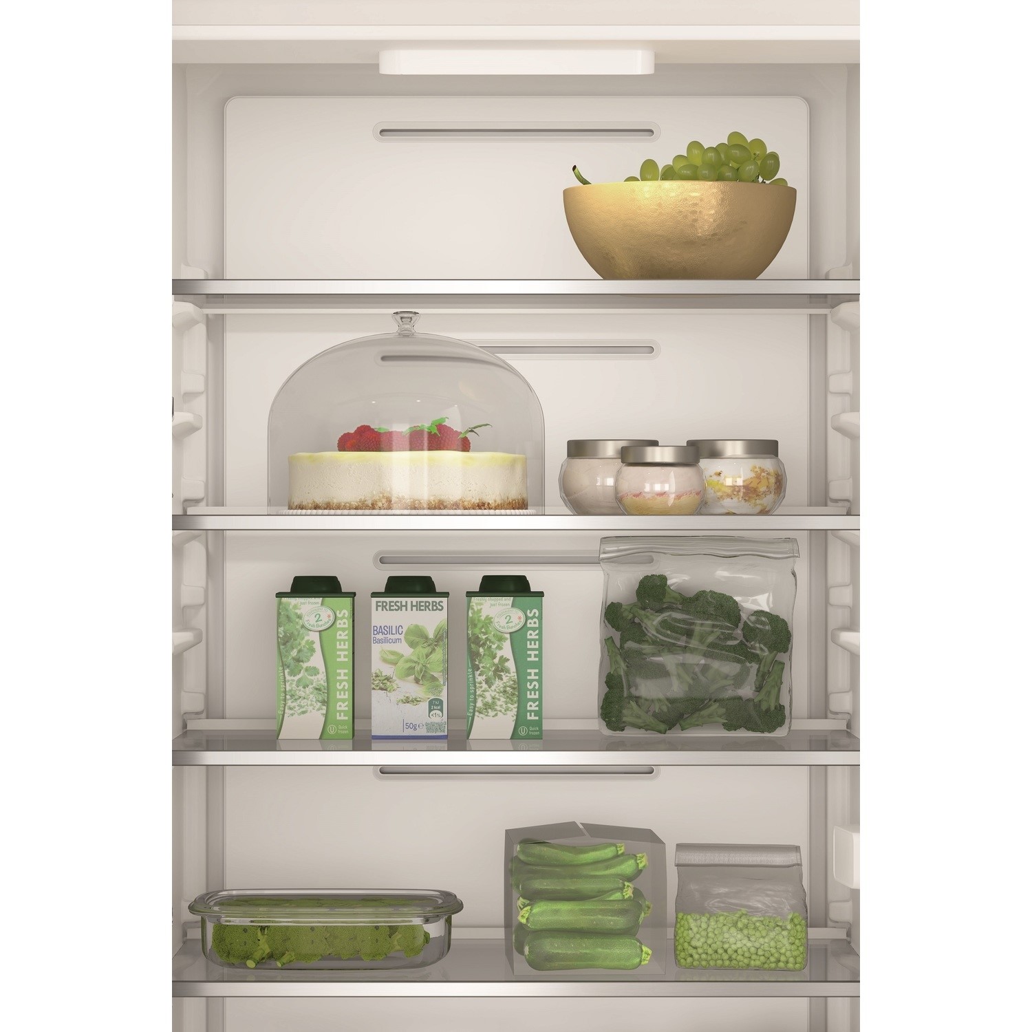 Whirlpool 280 Litre 70/30 Integrated Fridge Freezer - White - Image 5