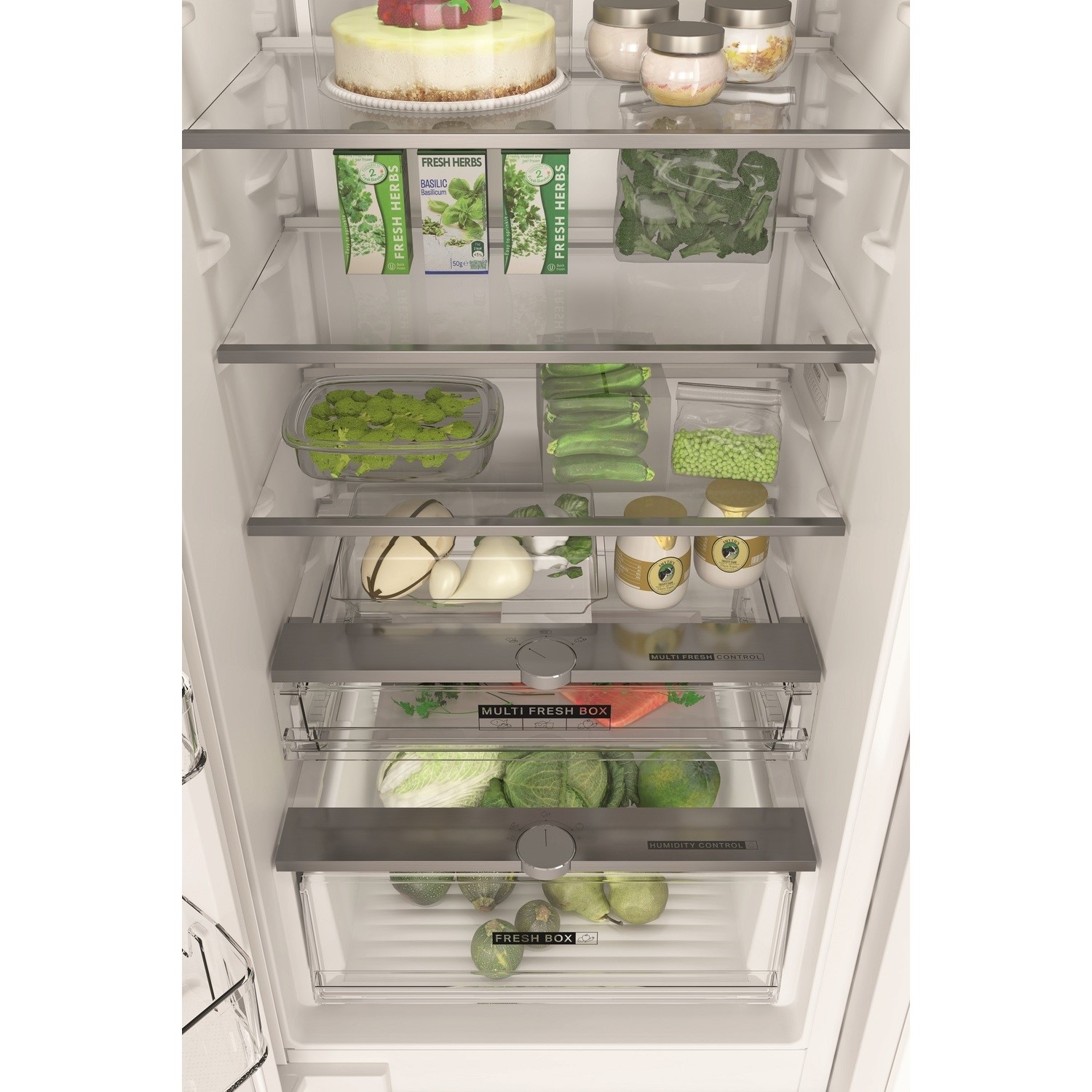 Whirlpool 280 Litre 70/30 Integrated Fridge Freezer - White - Image 6