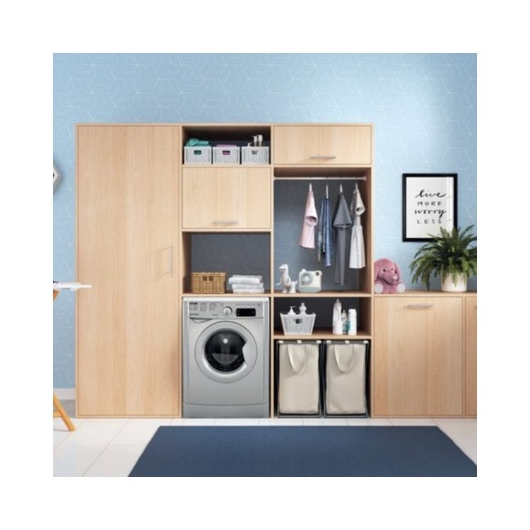 Indesit 8kg Wash 6kg Dry 1400rpm Washer Dryer - Silver - Image 2