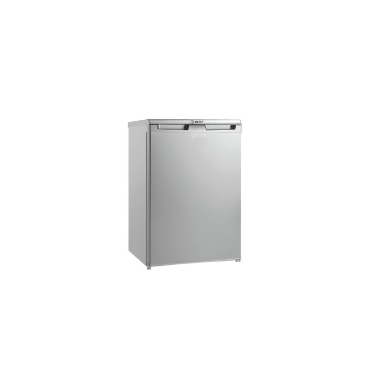 Indesit 128 Litre Freestanding Under Counter Larder Fridge - Silver - Image 2