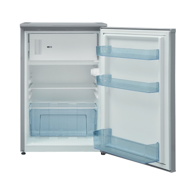Indesit 121 Litre Under Counter Freestanding Fridge - Silver - Image 2