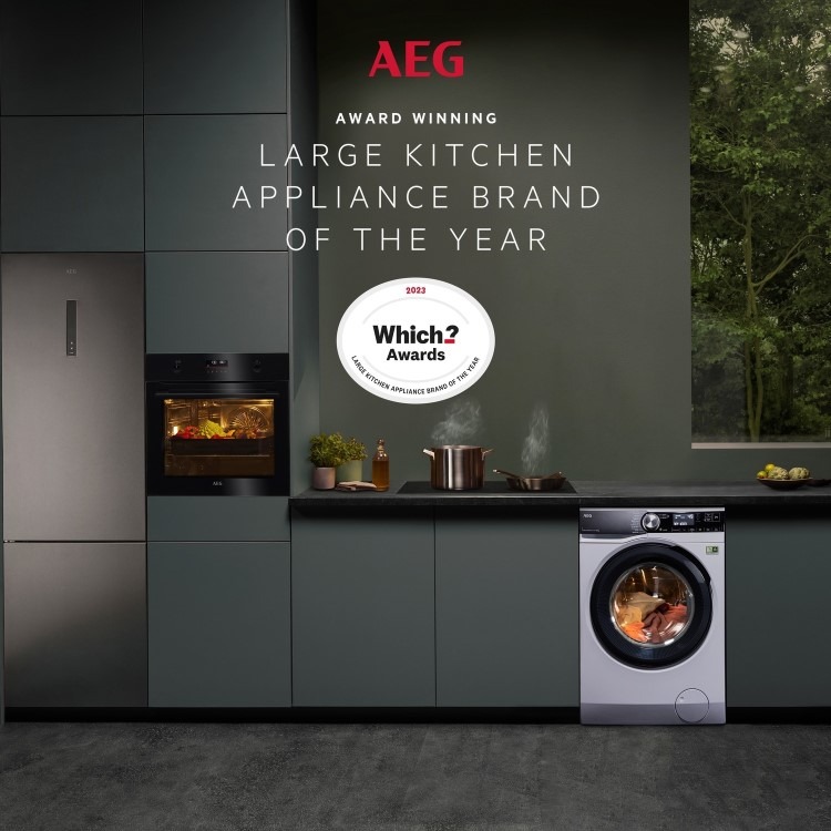 Refurbished AEG DualSense L7WBG751R Freestanding 7/5KG 1400 Spin Washer Dryer White - Image 2
