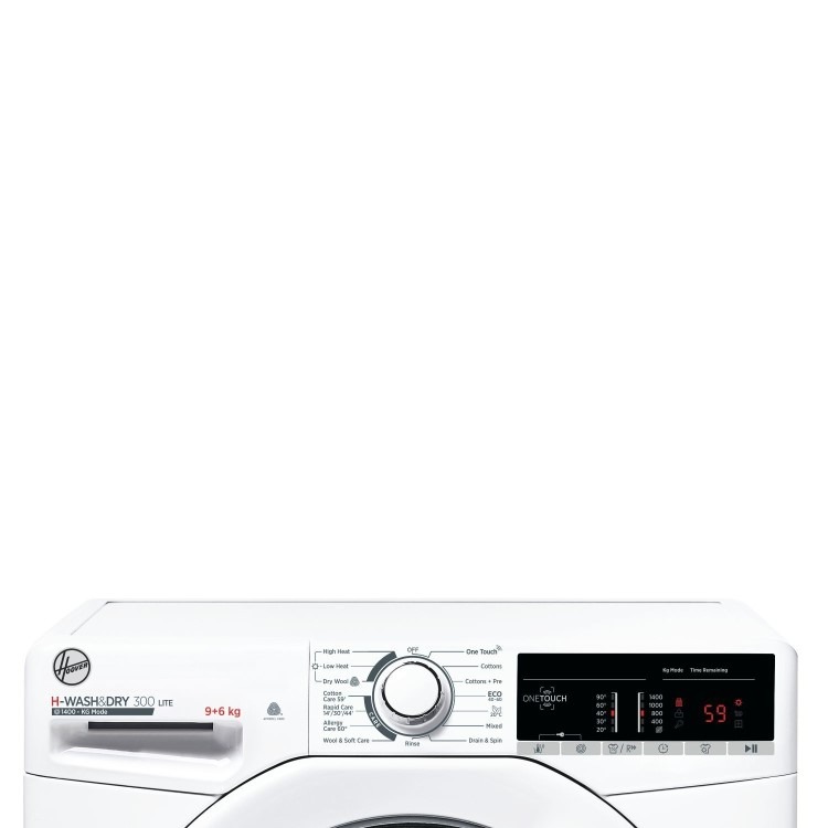 Hoover H-Wash 300 9kg Wash 6kg Dry 1400rpm Washer Dryer - White - Image 3