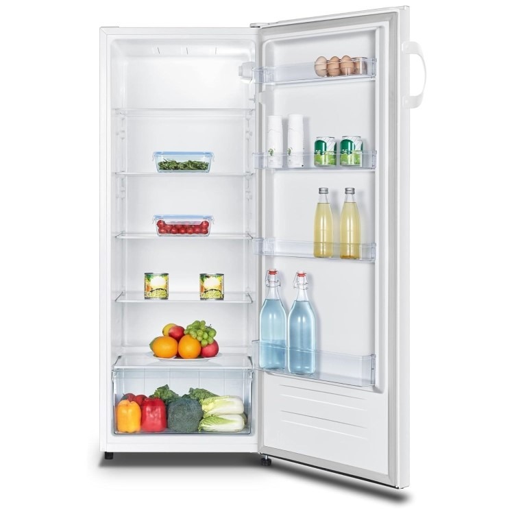 Fridgemaster 242 Litre Upright Freestanding Fridge - White - Image 3