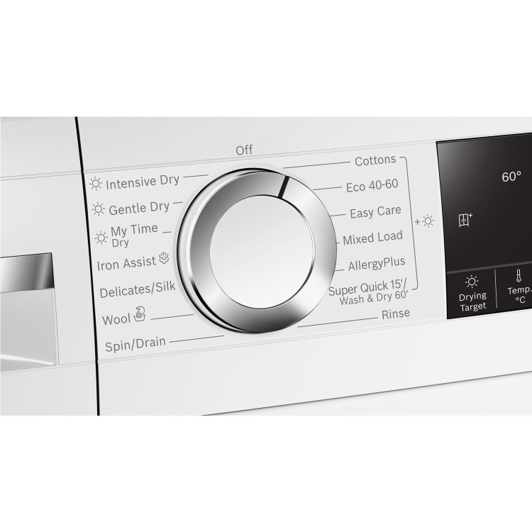 Refurbished Bosch WNA14490GB Freestanding 9/6KG 1400 Spin Washer Dryer White - Image 3