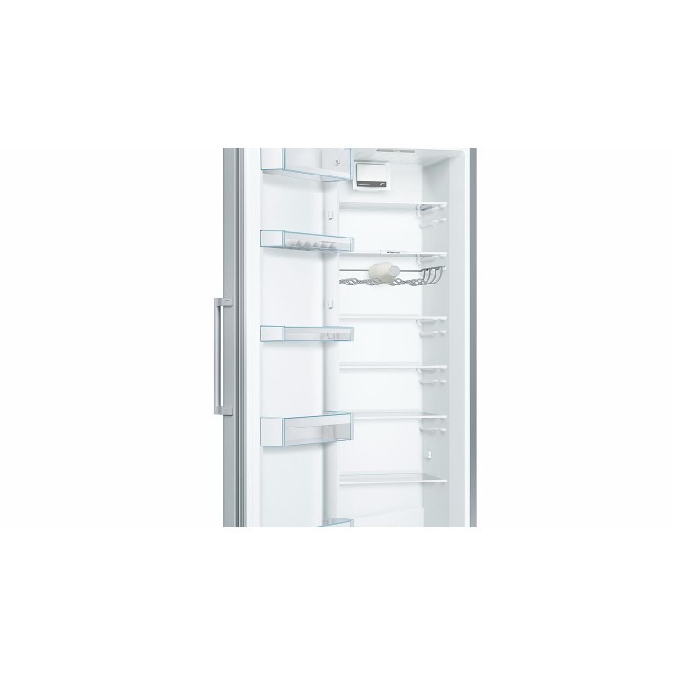 Bosch Series 4 346 Litre Upright Freestanding Fridge - Stainless Steel Look - Image 4
