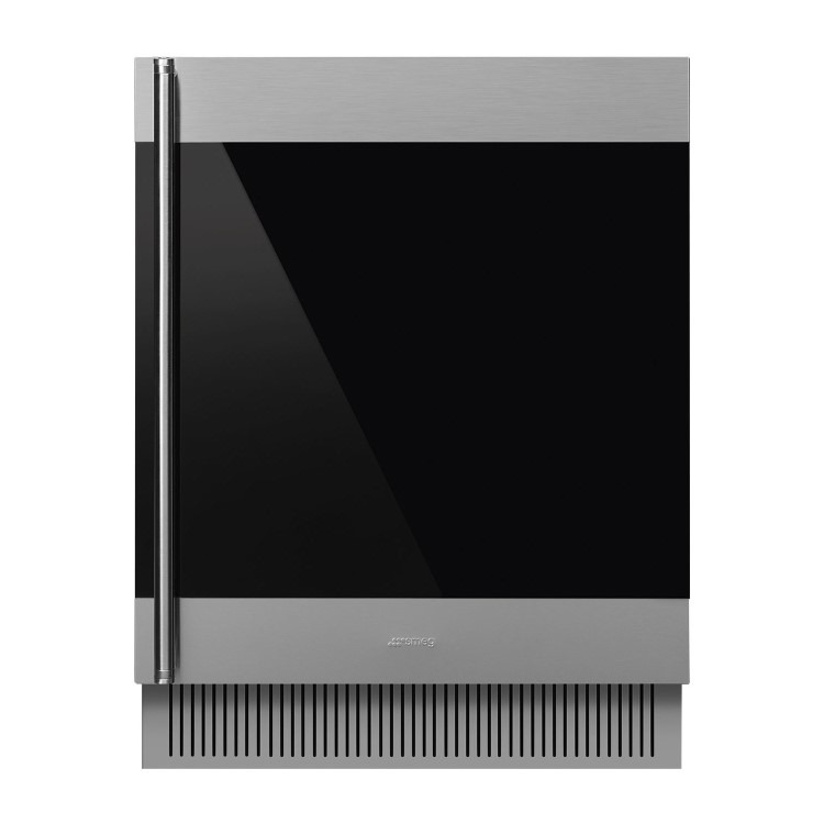Smeg 38 Bottle Capacity Built-In Dual Zone Wine Cooler - Stainless Steel - Image 4