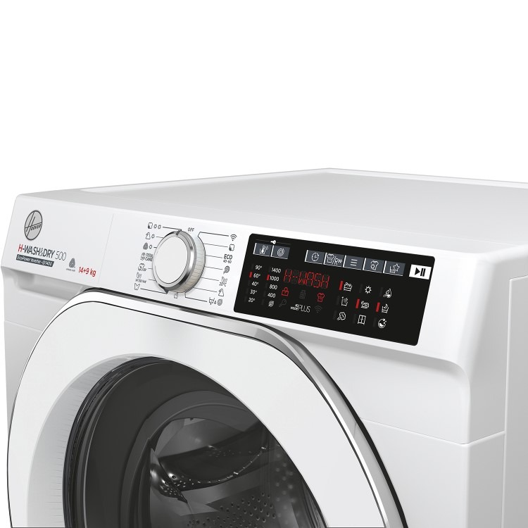 Refurbished Hoover H-Wash 500 HD4149AMC/1-80 Freestanding 14/9KG 1400 Spin Washer Dryer White - Image 4