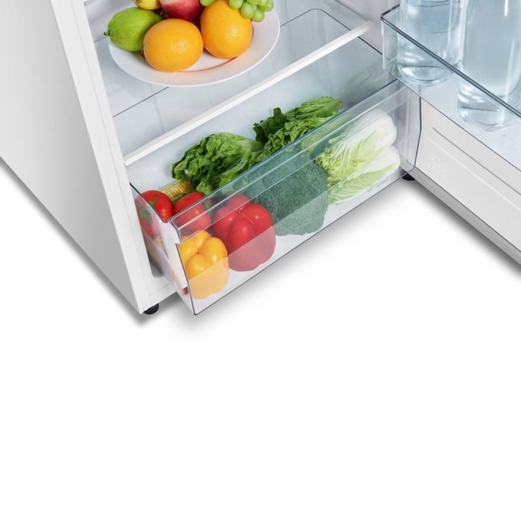 Fridgemaster 242 Litre Upright Freestanding Fridge - White - Image 4
