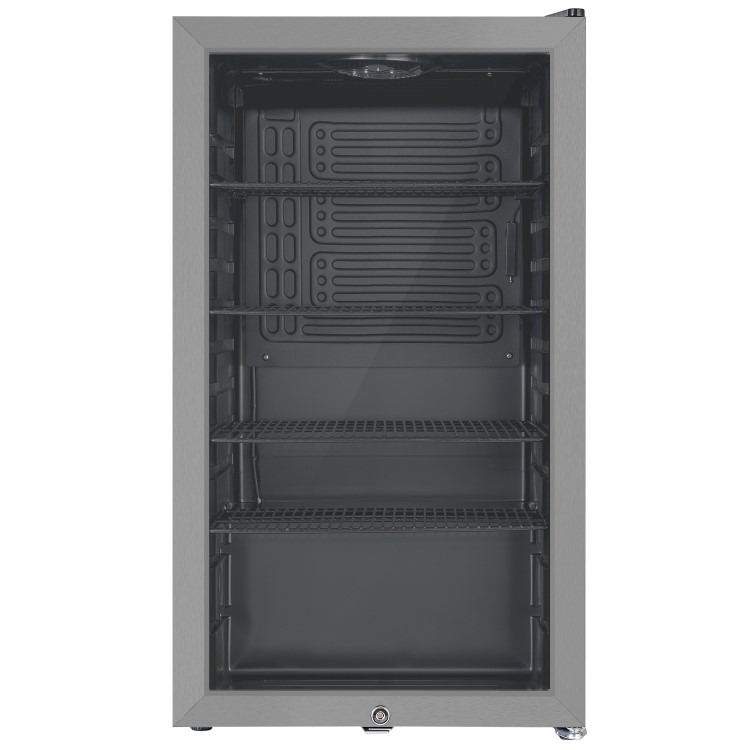 electriQ 98 Litre Drinks Fridge - Stainless Steel - Image 4