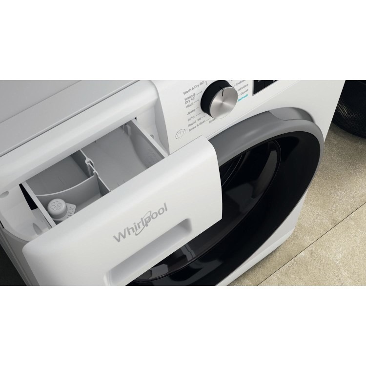 Refurbished Whirlpool 6th sense FFWDD1174269BSVUK Freestanding 11/7KG 1400 Spin Washer Dryer White - Image 5