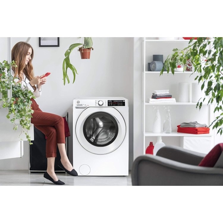 Refurbished Hoover H-Wash 500 HD4149AMC/1-80 Freestanding 14/9KG 1400 Spin Washer Dryer White - Image 5