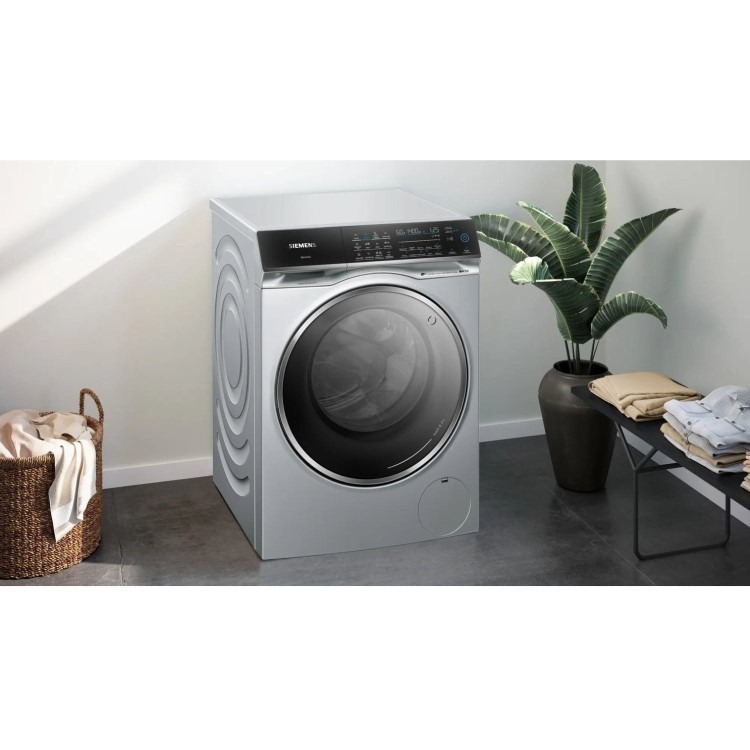 Siemens iQ700 iDos 10.5kg Wash 6kg Dry 1400rpm Washer Dryer - Silver - Image 5