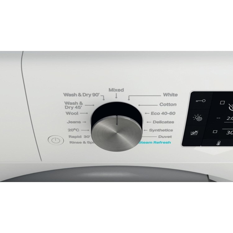 Refurbished Whirlpool 6th sense FFWDD1174269BSVUK Freestanding 11/7KG 1400 Spin Washer Dryer White - Image 6