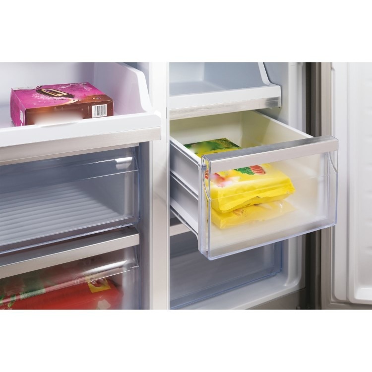 Hoover H-Fridge 700 567 Litre Four Door American Fridge Freezer - Silver - Image 6