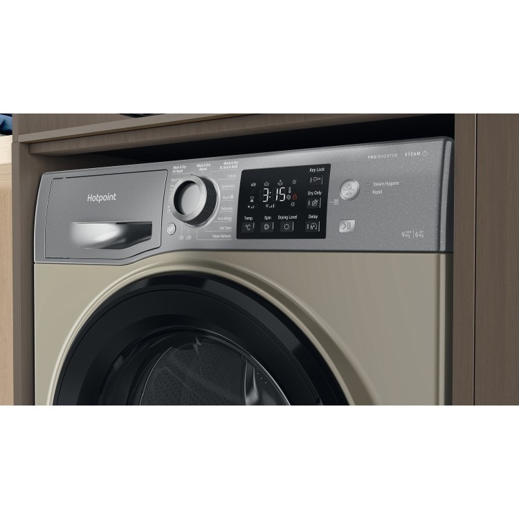 Hotpoint Futura 9kg Wash 6kg Dry 1400rpm Washer Dryer - Graphite - Image 4