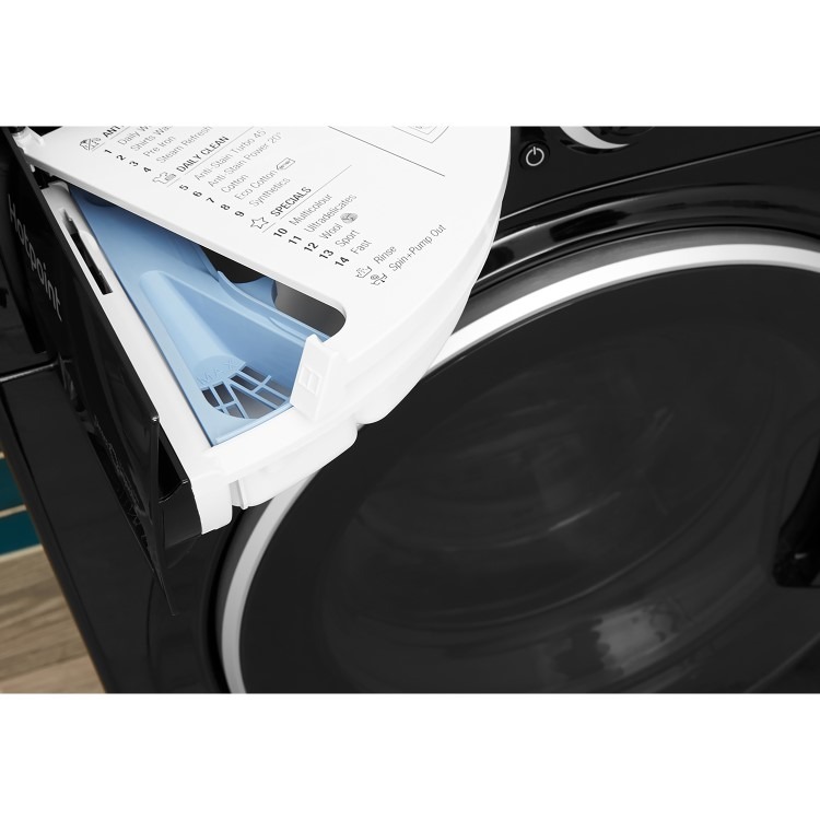 Hotpoint 9kg Wash 7kg Dry 1600rpm Washer Dryer - Black - Image 4