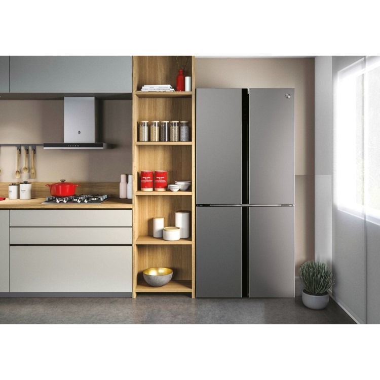 Hoover H-Fridge 700 567 Litre Four Door American Fridge Freezer - Silver - Image 7