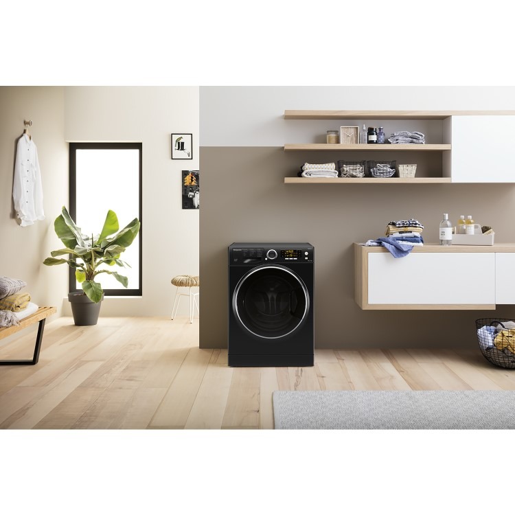 Hotpoint 9kg Wash 7kg Dry 1600rpm Washer Dryer - Black - Image 5