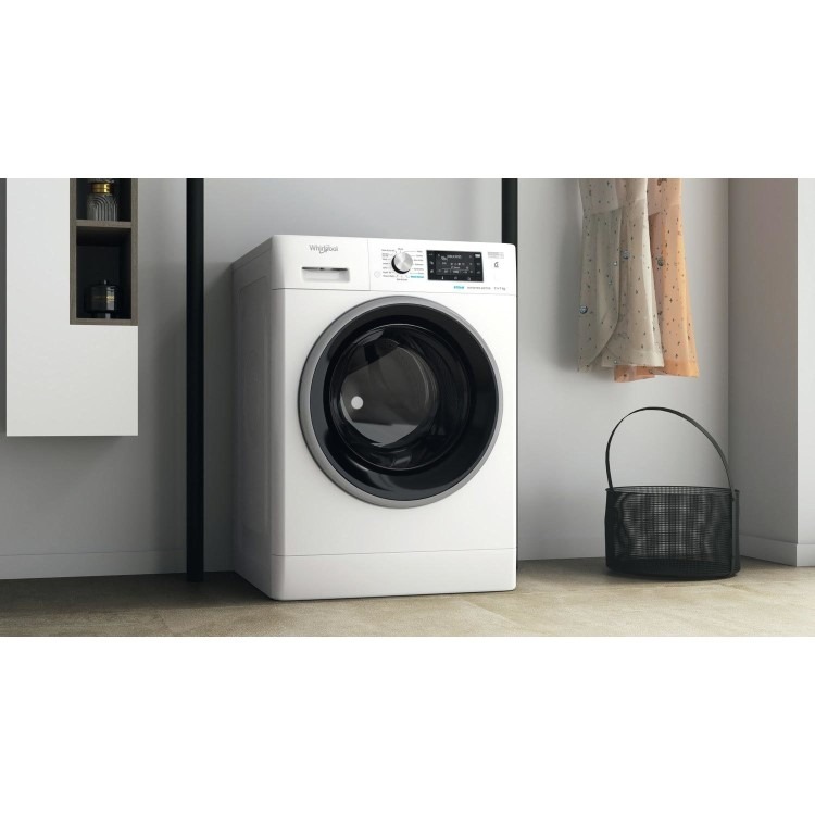 Refurbished Whirlpool 6th sense FFWDD1174269BSVUK Freestanding 11/7KG 1400 Spin Washer Dryer White - Image 8