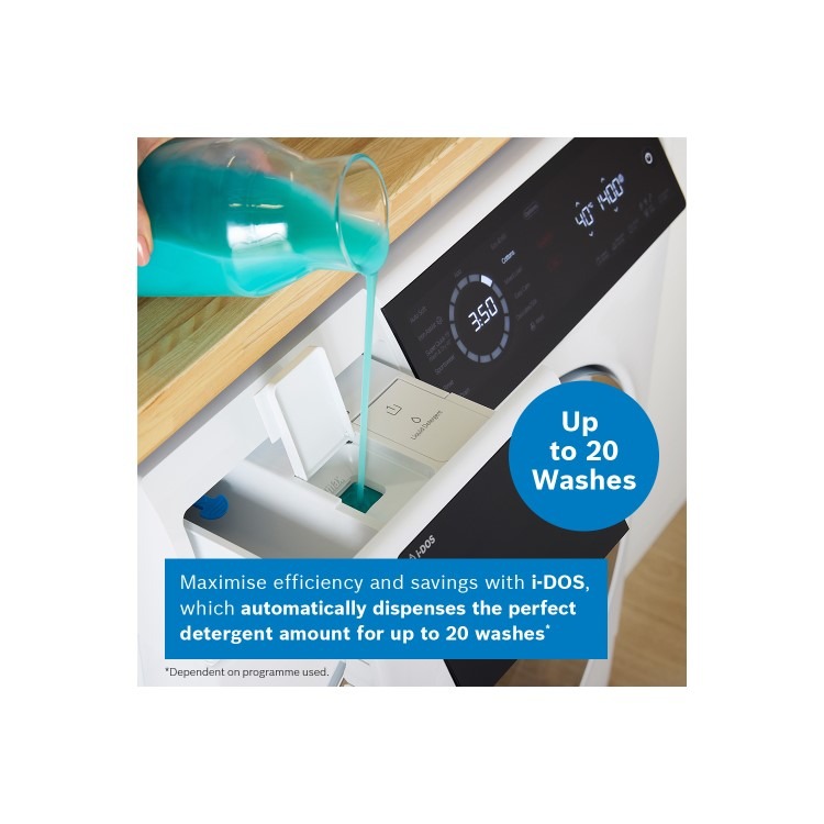 Bosch Series 8 i-Dos 10.5kg Wash 6kg Dry 1400rpm Washer Dryer - White - Image 7