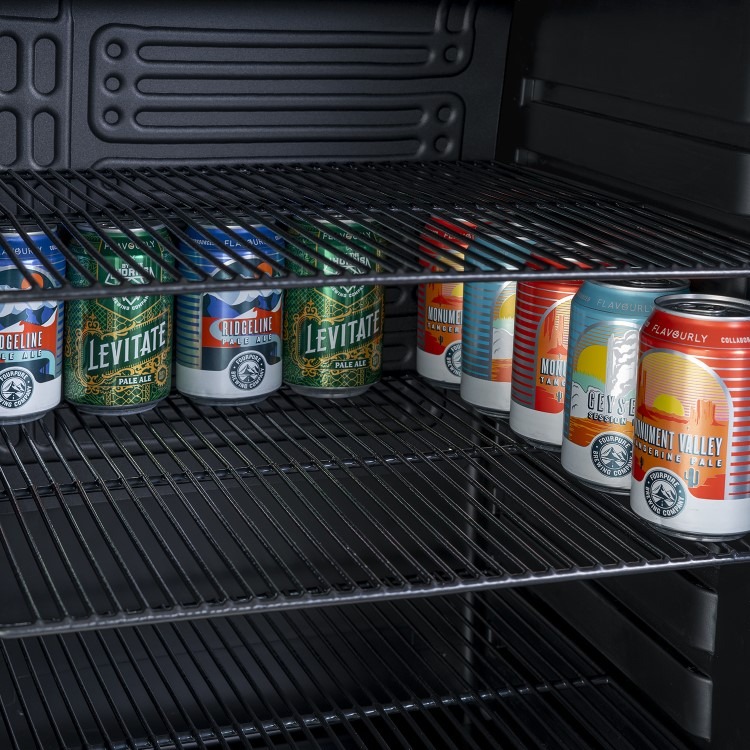 electriQ 98 Litre Drinks Fridge - Stainless Steel - Image 10