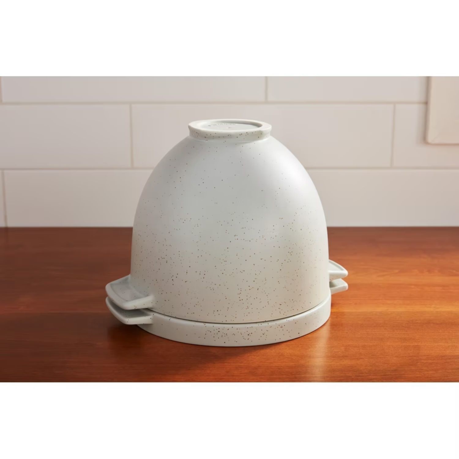 KitchenAid Bread Bowl with Baking Lid - Grey Speckle - Image 7