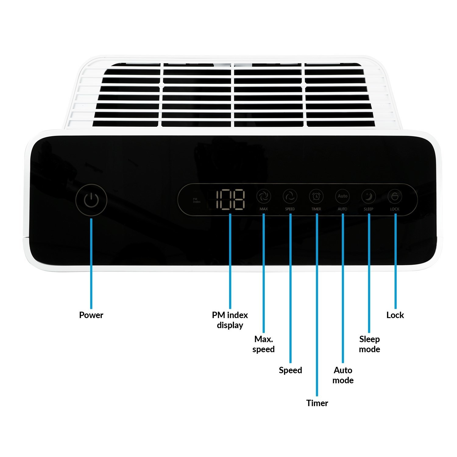 electriQ 7 Stage True HEPA Ioniser Air Purifier 500 CADR - Image 2