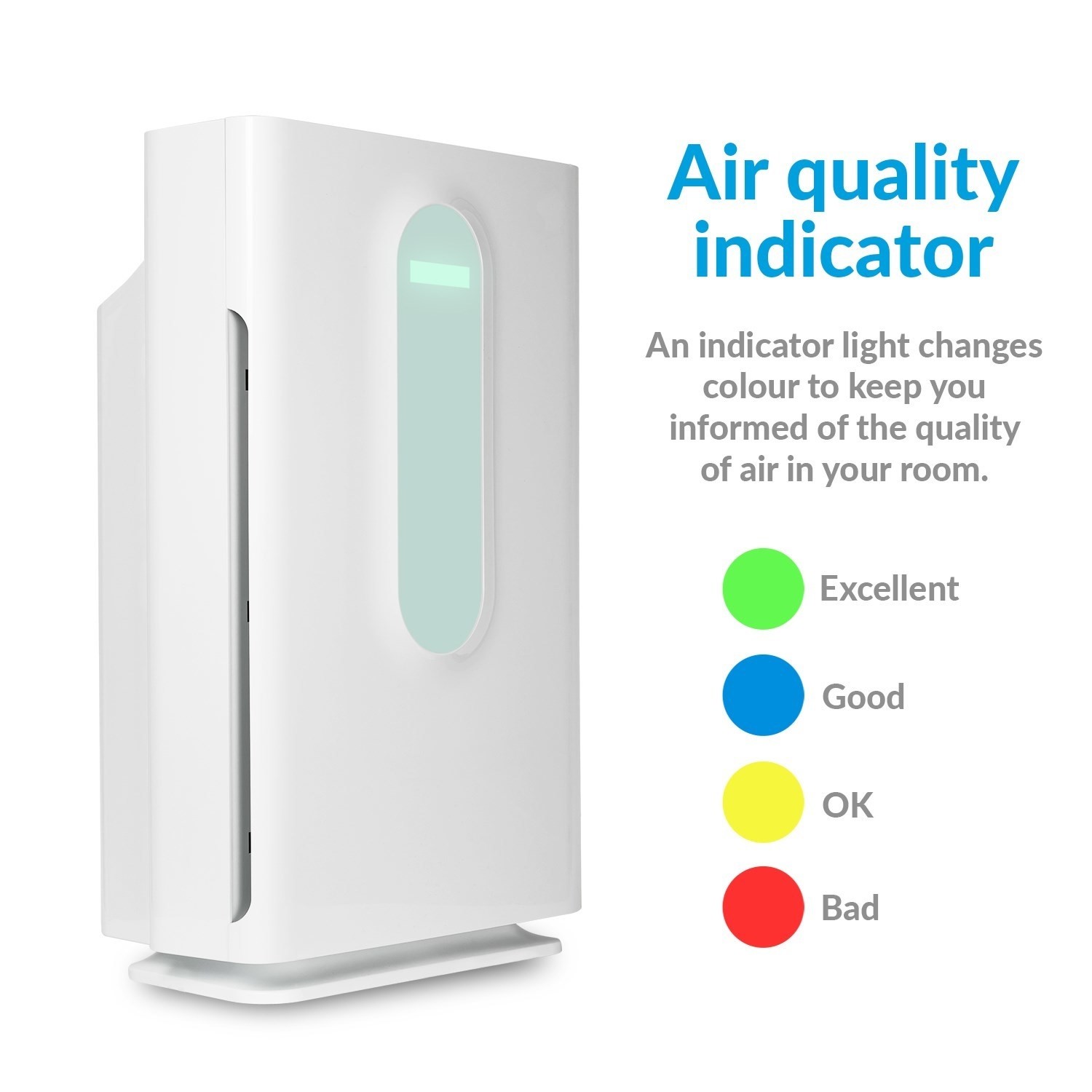 electriQ 7 Stage True HEPA Ioniser Air Purifier 500 CADR - Image 3