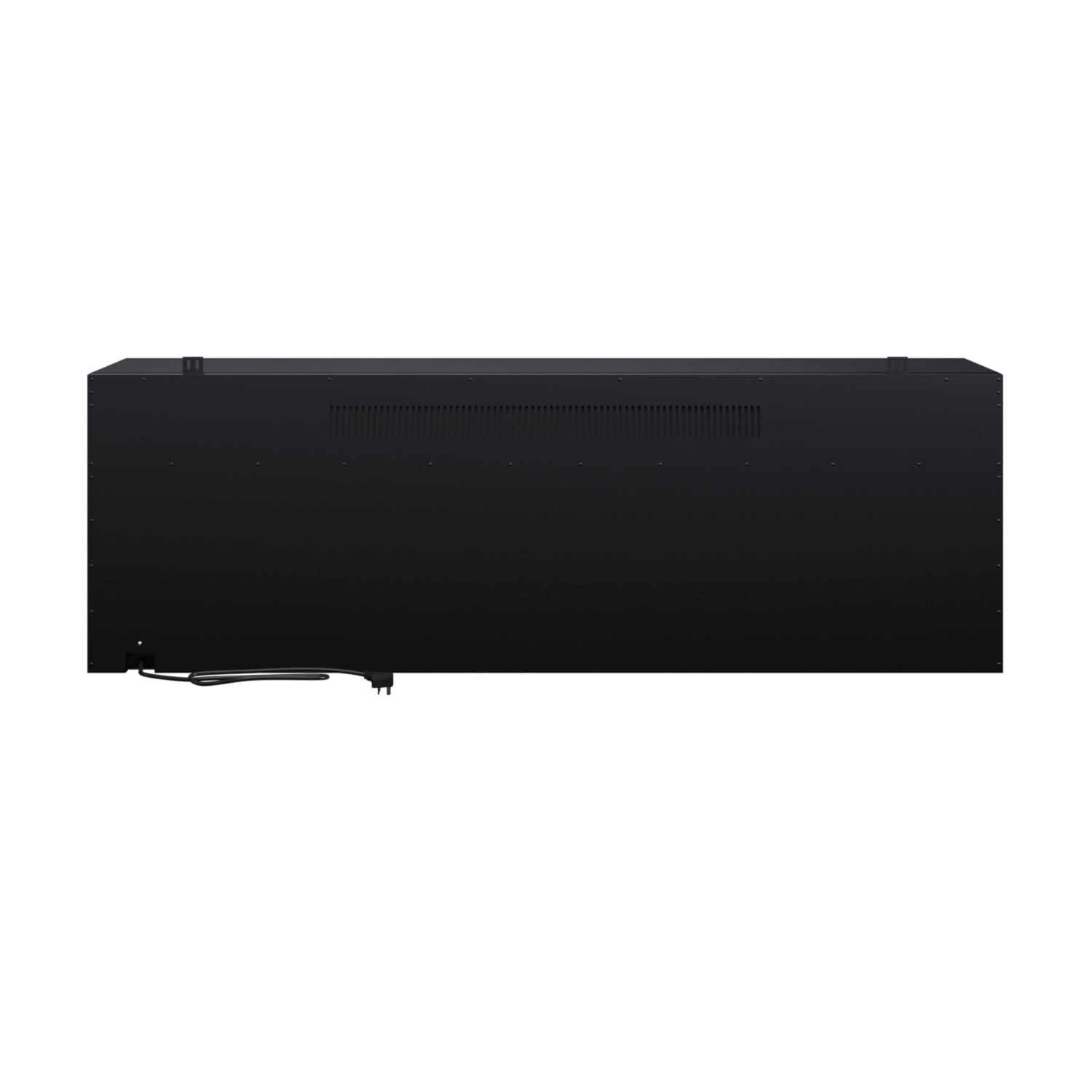Black 60inch WiFi Enabled Inset Electric Media Wall Fireplace - AmberGlo - Image 5