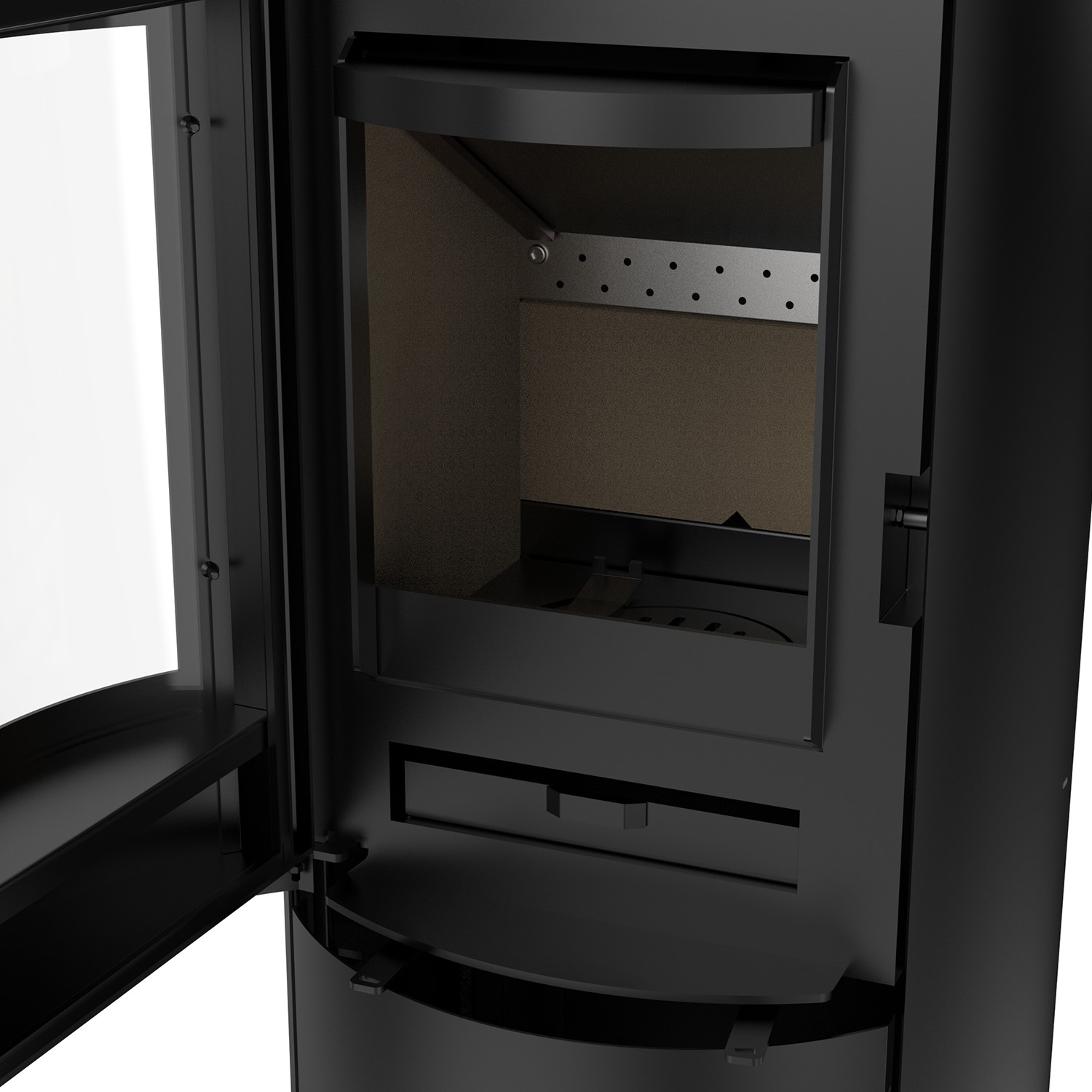 Black Cast Iron Multi Fuel Stove 5kW - AmberGlo - Image 9