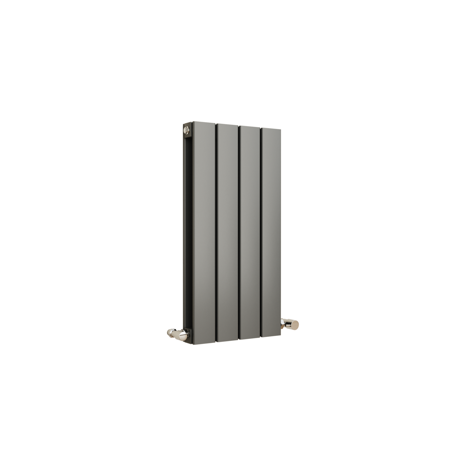Eco Eleganza Anthracite Horizontal Flat Designer Aluminium Radiator 600x300mm Double Panel 1223 BTU - Image 3