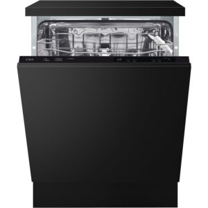 CDA Integrated Dishwasher - Hygiene cycle, Black control panel