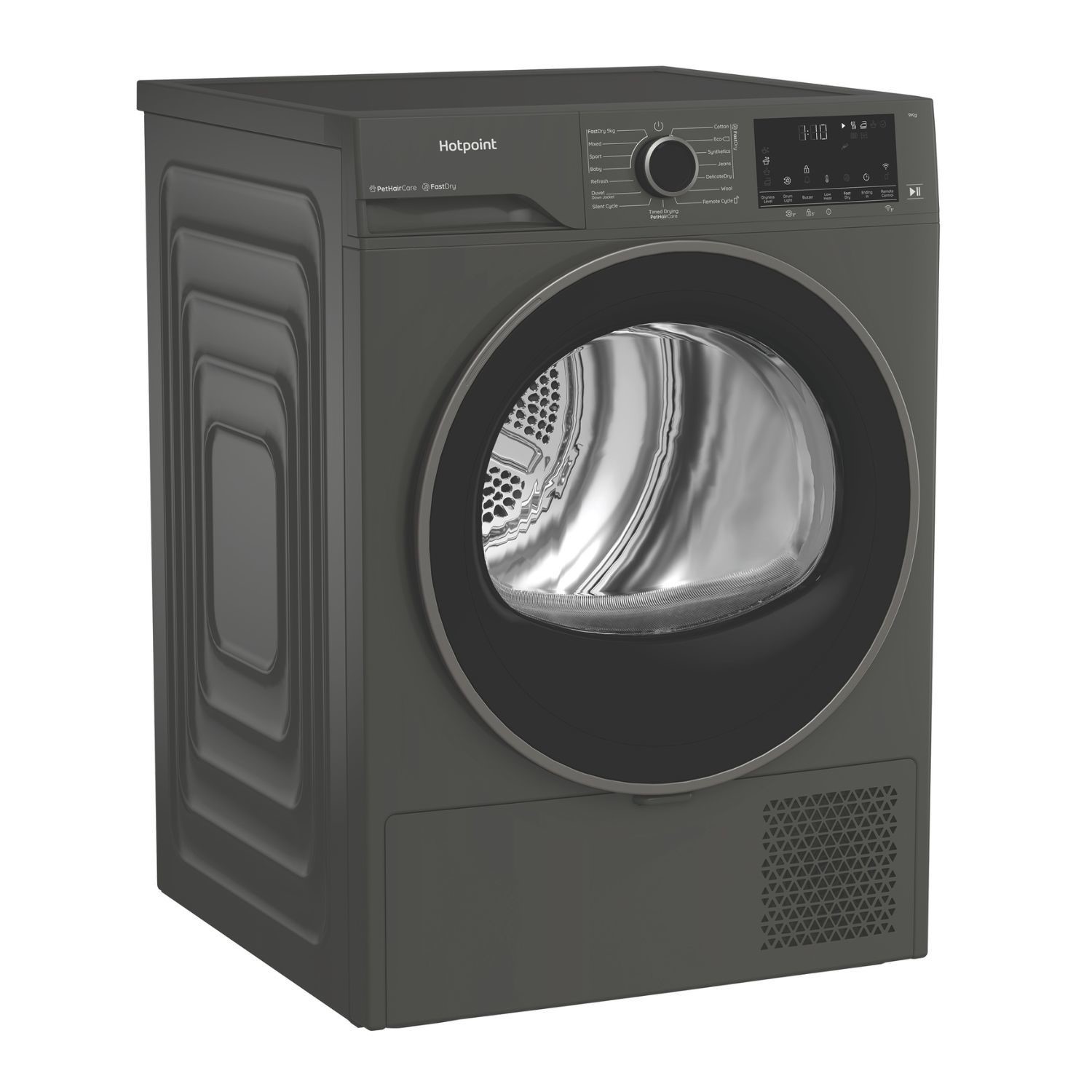 Hotpoint FabricCare 9kg Heat Pump Dryer - Graphite - Image 3