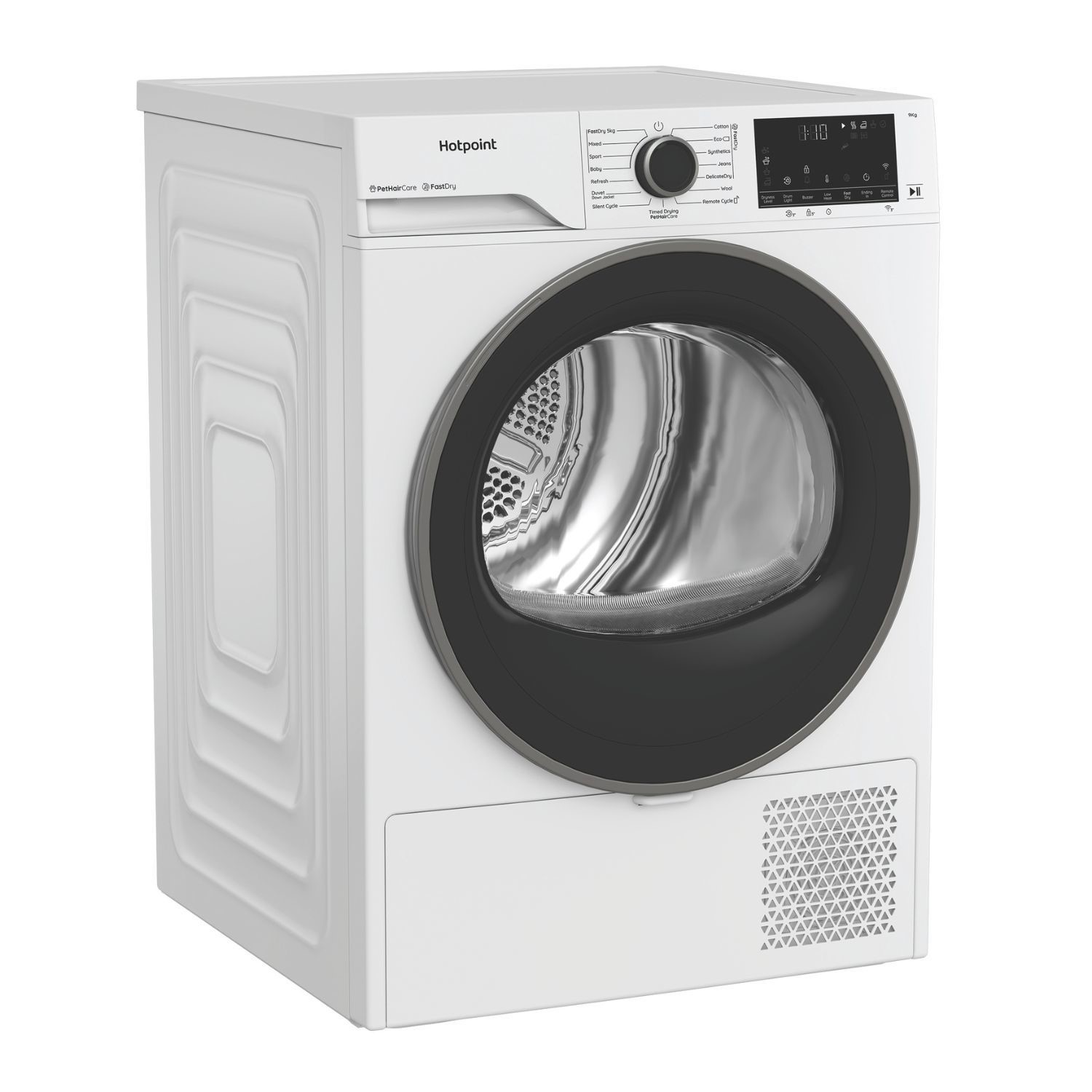 Hotpoint FabricCare 9kg Heat Pump Dryer - White - Image 3