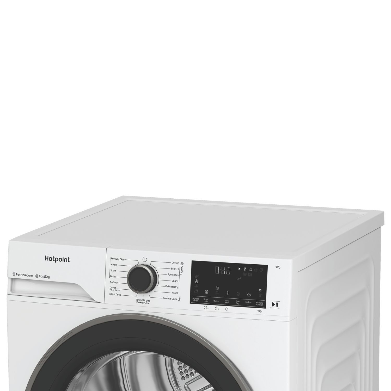 Hotpoint FabricCare 9kg Heat Pump Dryer - White - Image 5