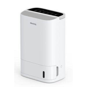 electriQ 8 Litre Smart App Alexa Desiccant Dehumidifier with Heater and Ioniser