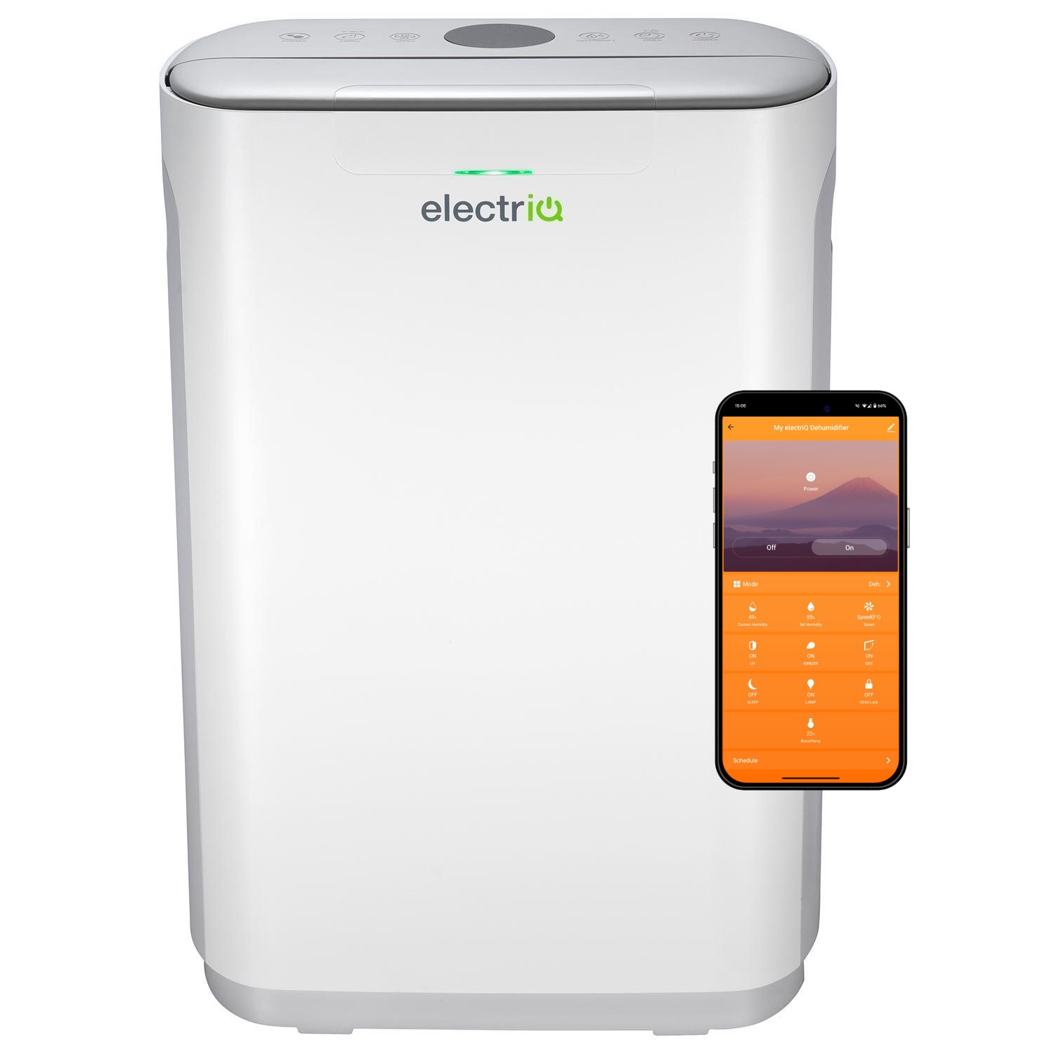 electriQ 12L Low-Energy Laundry Smart Dehumidifier