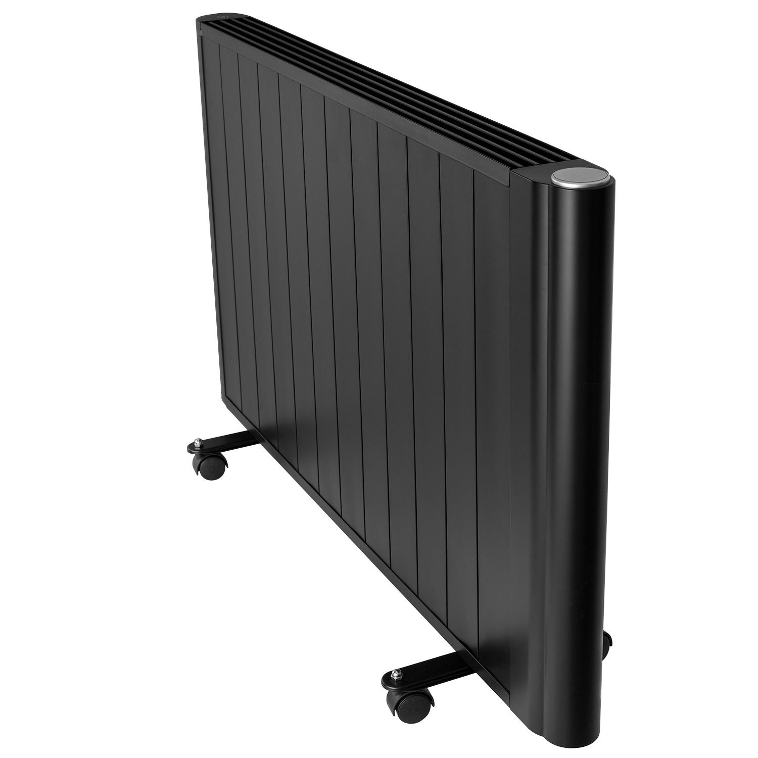 electriQ 2000W Smart Electric Designer Aluminium Panel Heater With LED Display - Wall Mountable - Black - Image 7