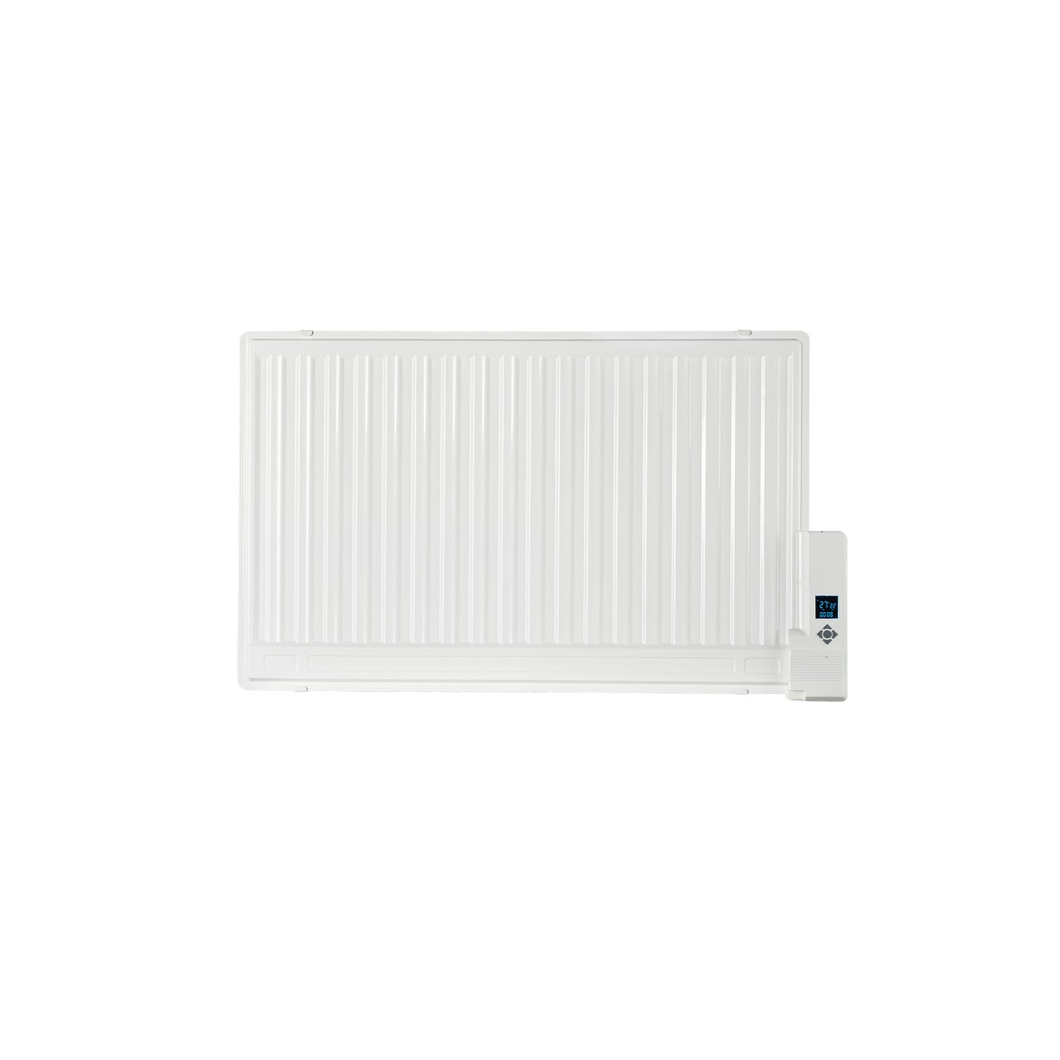 electriQ 800W Slim Wall Mounted Oil Filled Radiator - White - Image 2