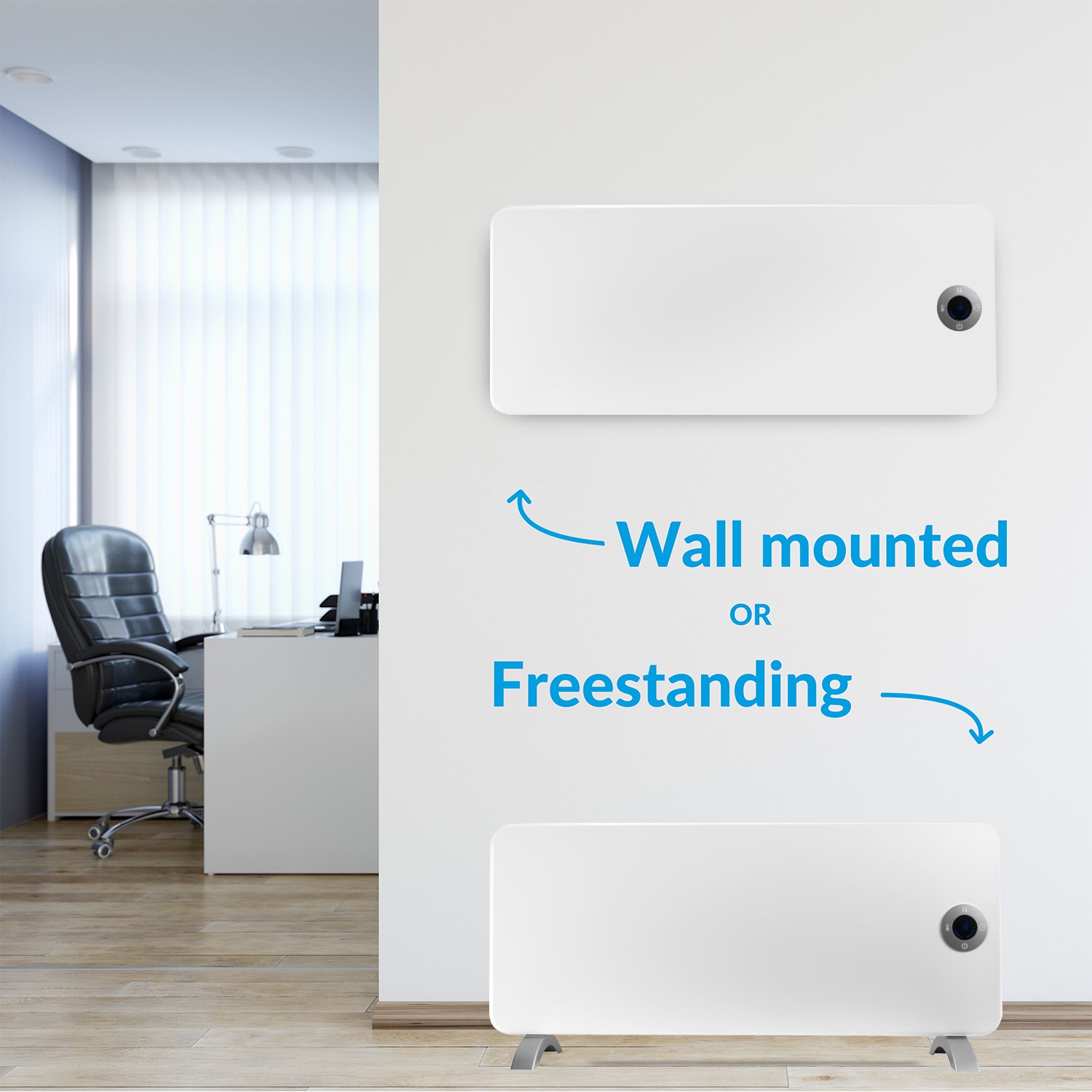electriQ 2000W Smart Wall Mountable Panel Heater with Thermostat and Weekly Timer - Bathroom Safe - Image 5