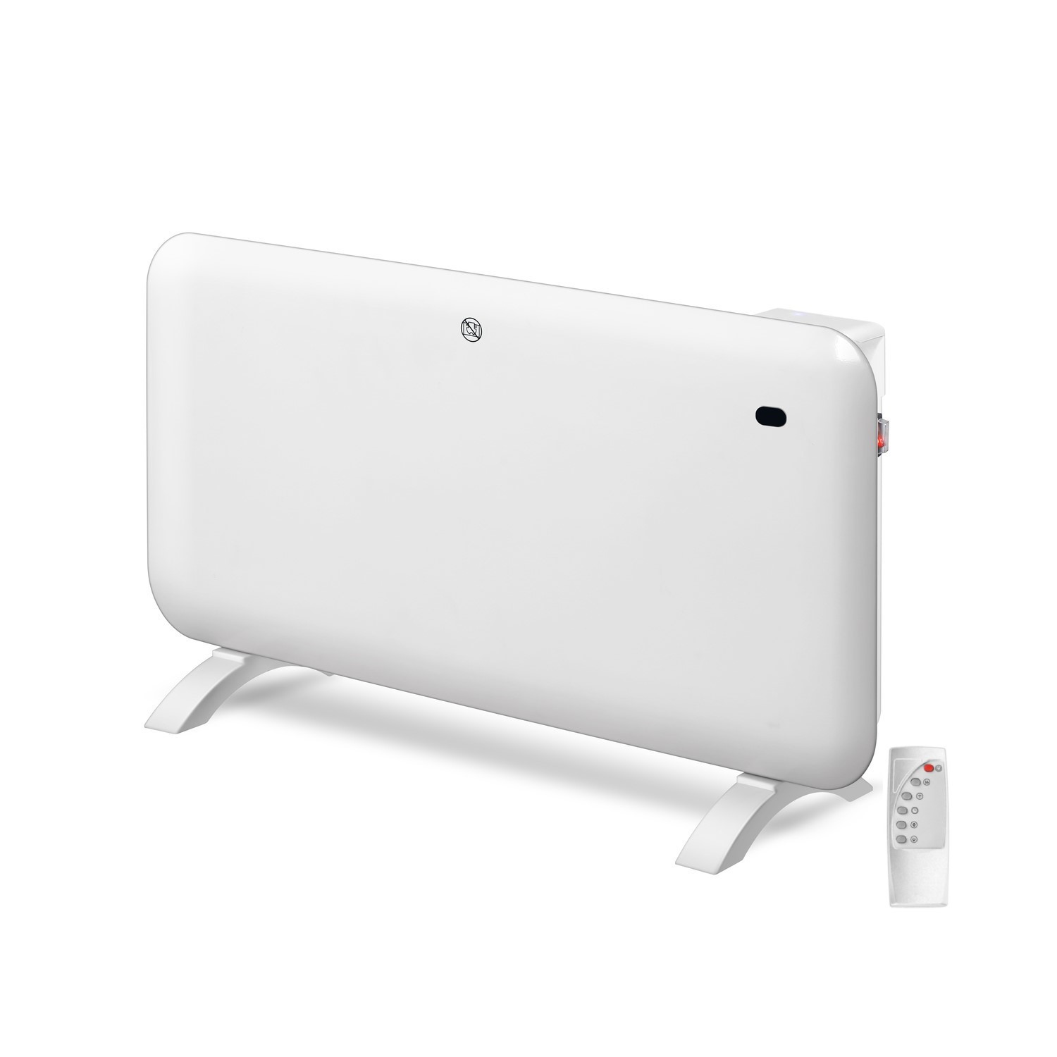 electriQ 2000W Smart Electric Designer Panel Heater - Wall Mountable & Bathroom Safe - White - Image 2